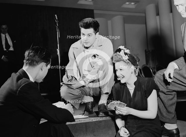 Portrait of Margaret Whiting and Johnny Desmond, New York, N.Y., 1946. Creator: William Paul Gottlieb.