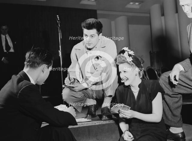 Portrait of Margaret Whiting and Johnny Desmond, New York, N.Y., 1946. Creator: William Paul Gottlieb.