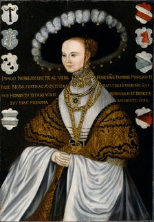 Portrait of Margareta Eriksdotter Vasa (1497-1536), sister of king Gustav I of Sweden, 1528