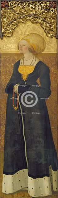 Portrait of Margarete Stalburg, née vom Rhein (1484–1550), 1504. Creator: Master of the Stalburg Portraits.