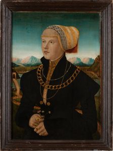 Portrait of Margarete Stralenberg, née Stalburg, 1526. Creator: Conrad Faber von Creuznach