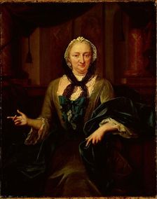 Portrait of Margaretha Trip, Wife of Hendrik van de Poll, 1754. Creator: Jan Maurits Quinkhard