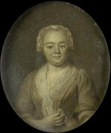 Portrait of Margaretha van Leuvenigh, Wife of Bernardus de Bosch, 1743. Creator: Jan Maurits Quinkhard