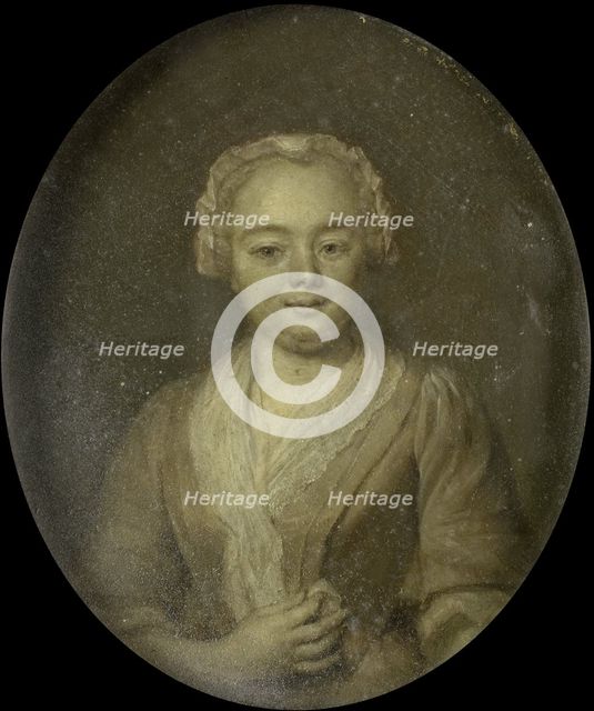 Portrait of Margaretha van Leuvenigh, Wife of Bernardus de Bosch, 1743. Creator: Jan Maurits Quinkhard.