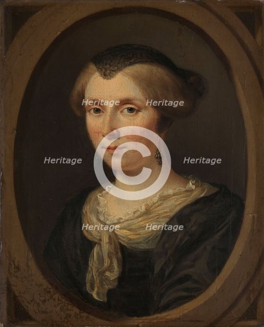 Portrait of Margaretha Verkolje, Wife of Reinier Couturier, 1682. Creator: Jan Verkolje.