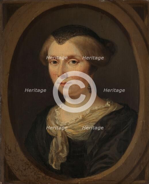 Portrait of Margaretha Verkolje, Wife of Reinier Couturier, 1682. Creator: Jan Verkolje.