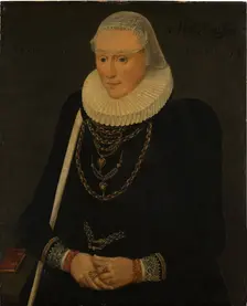 Portrait of Margaretha Völker, née Holzhausen, 1588. Creator: Unknown