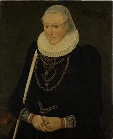 Portrait of Margaretha Völker, née Holzhausen, 1588. Creator: Unknown
