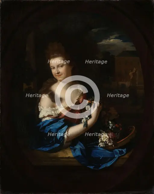 Portrait of Margaretha Rendorp, Wife of Jan van de Poll, 1692. Creator: Adriaen van der Werff.