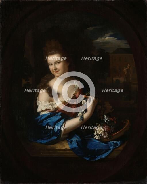 Portrait of Margaretha Rendorp, Wife of Jan van de Poll, 1692. Creator: Adriaen van der Werff.