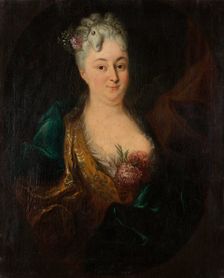 Portrait of Margarethe Elisabeth von Lersner, c1700-1730. Creator: German Master