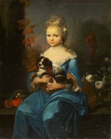 Portrait of Margarethe Sophie Leonore von Holzhausen (?), c1750. Creator: Anton Wilhelm Tischbein