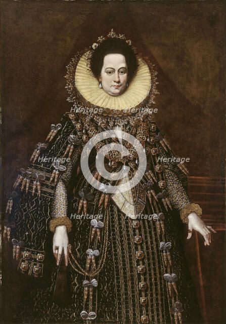 Portrait of Margherita Aldobrandini (1588-1646), Duchess of Parma and Piacenza, 1622-1627. Creator: Anonymous.