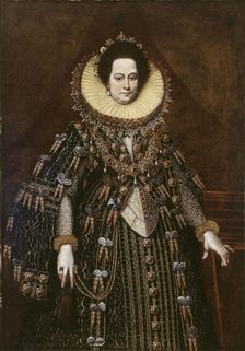 Portrait of Margherita Aldobrandini (1588-1646), Duchess of Parma and Piacenza, 1622-1627. Creator: Anonymous