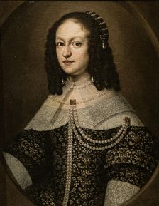 Portrait of Margherita de Medici (1612-1679), Duchess of Parma and Piacenza, 1640. Creator: Sustermans, Justus (Giusto) (1597-1681)