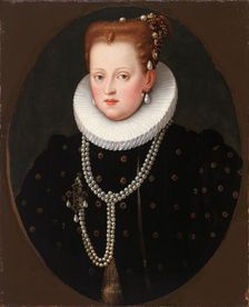 Portrait of Margherita Gonzaga (1564-1618), Duchess of Ferrara, ca 1590. Creator: Anonymous