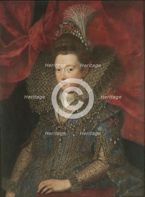 Portrait of Margherita Gonzaga (1591-1632), Duchess of Lorraine, c. 1605. Creator: Pourbus, Frans, the Younger (1569-1622).