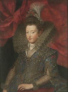 Portrait of Margherita Gonzaga (1591-1632), Duchess of Lorraine, c. 1605. Creator: Pourbus, Frans, the Younger (1569-1622)