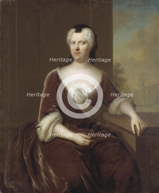Portrait of Margravine Albertina Frederica of Baden-Durlach (1682-1755).