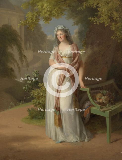 Portrait of Margravine Luise von Anhalt-Dessau (1750-1811).