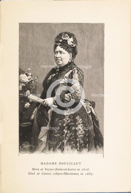 Portrait of Marguerite Boucicaut, née Guérin (1816-1887), 1892. Creator: Anonymous.