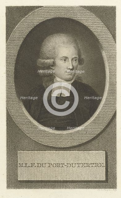 Portrait of Marguerite-Louis-François Duport-Dutertre (1754-1793) , 1790s.