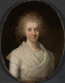 Portrait of Maren Juel, between 1780 and 1784. Creator: Jens Juel