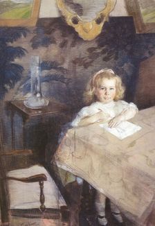 Portrait of Marina Nikolayevna Gritsenko (1901-1971) as Child, 1905