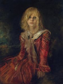 Portrait of Marion Lenbach, 1901. Creator: Franz von Lenbach