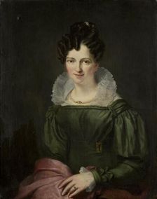 Portrait of Maria Christina Nijssen, Wife of Anthonie van der Hout, 1826. Creator: Christiaan Julius Lodewijk Portman