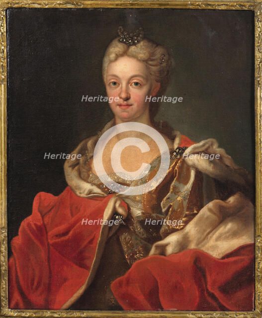 Portrait of Maria Amalia of Austria (1701-1756), Holy Roman Empress, 18th century. Creator: South German master (16th century).
