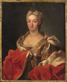 Portrait of Maria Amalia of Austria (1701-1756), Holy Roman Empress, 18th century. Creator: South German master (16th century)
