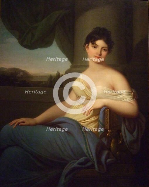 Portrait of Maria Antonovna Naryshkina, 1807. Artist: Grassi, Józef (1757-1838)