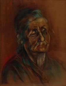 Portrait of Maria Andersson, 1931. Creator: Eemu Myntti