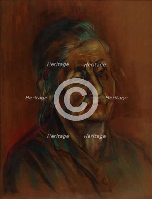 Portrait of Maria Andersson, 1931. Creator: Eemu Myntti.