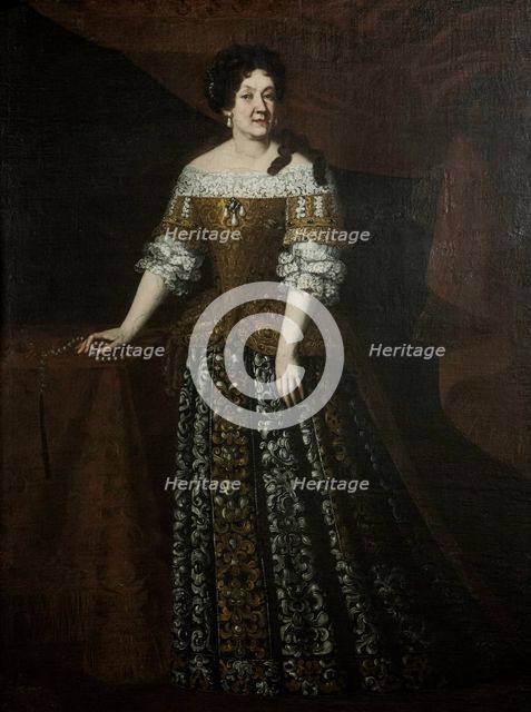 Portrait of Maria Angela Caterina d'Este (1656-1722), Princess of Carignano, 17th-18th century. Creator: Anonymous.