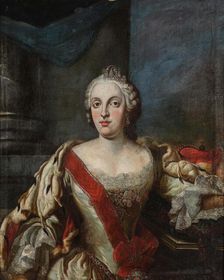 Portrait of Maria Anna Sophia of Saxony (1728-1797), Electress of Bavaria, 1770. Creator: Anonymous