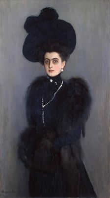 Portrait of Maria Abamelek-Lazareva, 1900. Creator: Nikolaj Petrovic Bogdanov-Bel'skij