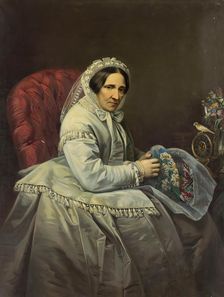 Portrait of Maria Adlerberg, 1871. Creator: Ivan Tyurin