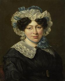 Portrait of Maria Adriana van der Sluys, Wife of Hermanus Martinus Eekhout, 1830-1838. Creator: Hillebrand Dirk Loeff