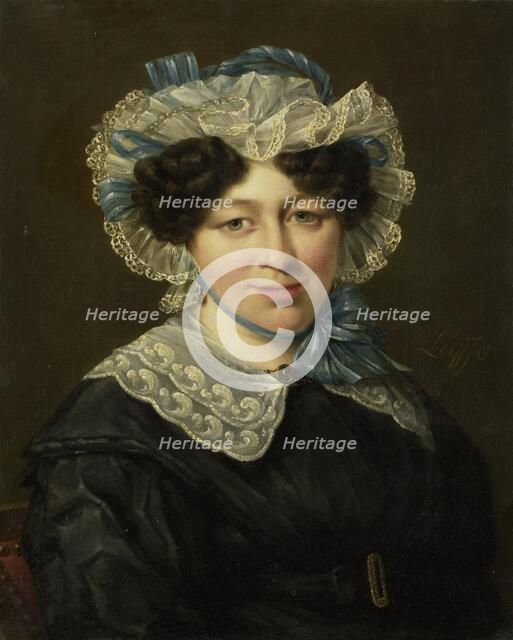 Portrait of Maria Adriana van der Sluys, Wife of Hermanus Martinus Eekhout, 1830-1838. Creator: Hillebrand Dirk Loeff.