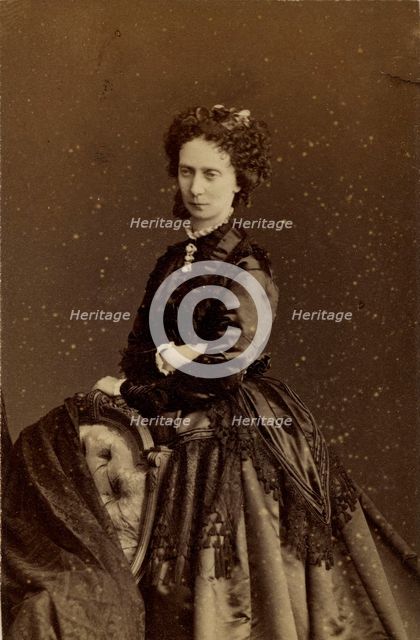 Portrait of Maria Alexandrovna (1824-1880), Empress of Russia, 1873.