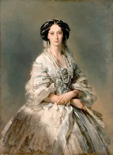 Portrait of Maria Alexandrovna 1857. Artist: Franz Xaver Winterhalter