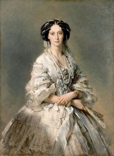 Portrait of Maria Alexandrovna 1857. Artist: Franz Xaver Winterhalter