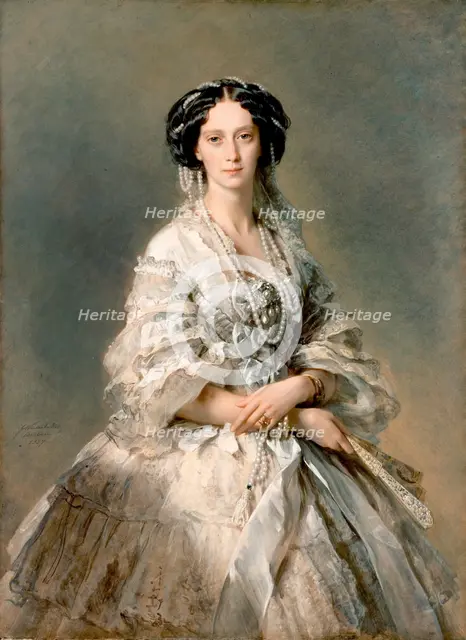 'Portrait of Maria Alexandrovna', 1857. Artist: Franz Xaver Winterhalter