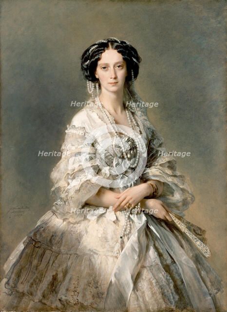 'Portrait of Maria Alexandrovna', 1857. Artist: Franz Xaver Winterhalter