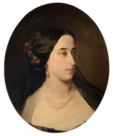 Portrait of Maria Alexandrovna Gartung (1832-1919), née Pushkina