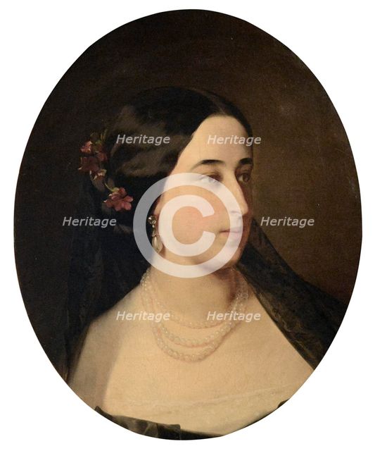 Portrait of Maria Alexandrovna Gartung (1832-1919), née Pushkina.