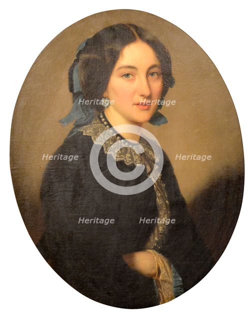 Portrait of Maria Alexeevna Sukhotina (1830-1889), née Dyakova.
