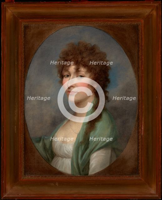 Portrait of Maria Grabowska, 1790-1798. Creator: Unknown.